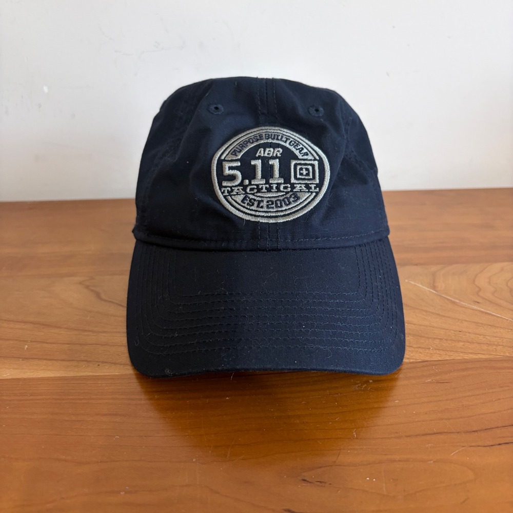 5.11 Tactical ABR Navy Blue Ripstop Snapback Hat Purpose Built Gear Patch Cap‎